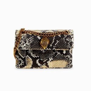 KURT GEIGER LONDON
Snakeskin Printed Kensington Bag